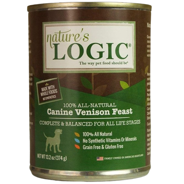 Nature's Logic Canine Venison Feast Canned Dog Food