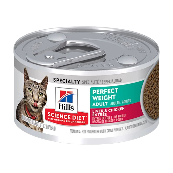 Hill's Science Diet Perfect Weight Chicken & Liver Canned Cat Food