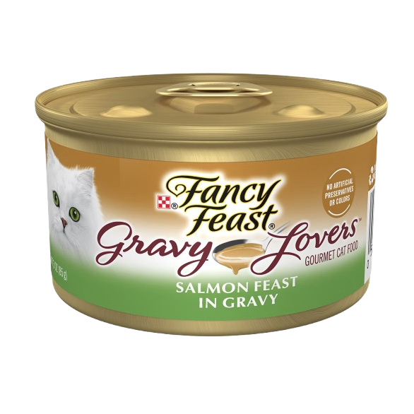 Fancy Feast Gravy Lovers Salmon Canned Cat Food