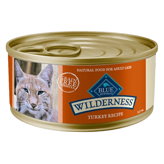 Blue Buffalo Wilderness Turkey Recipe Canned Cat Food