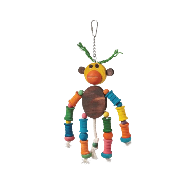 HARI Smart Play Monkey Ring Bird Toy