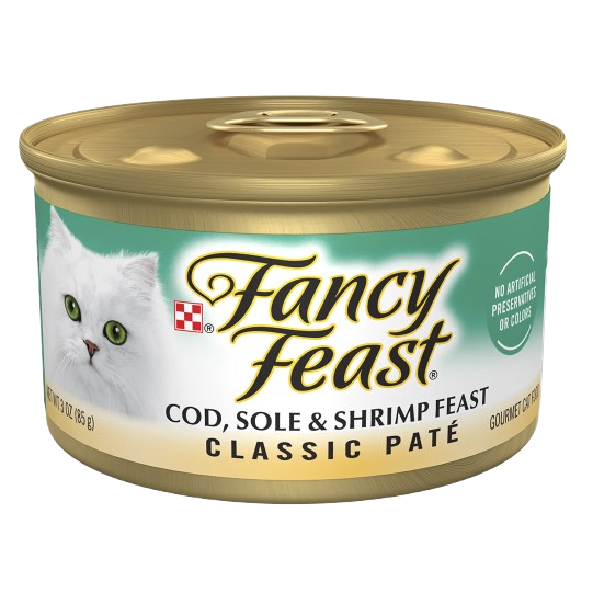 Fancy Feast Cod, Sole and Shrimp Canned Cat Food