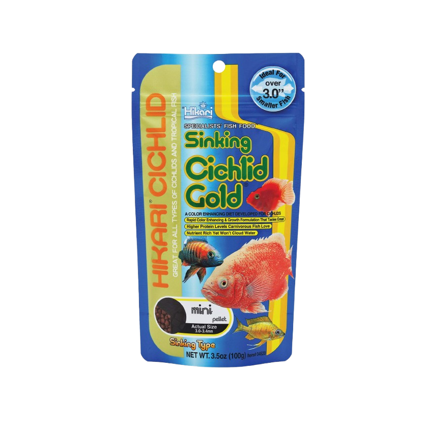 Hikari Cichlid Gold Mini Pellet For A Wide Varity Of Smaller Cichlids