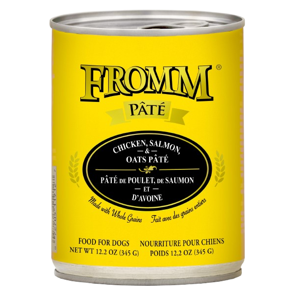 Fromm Chicken, Salmon, & Oats Paté Food for Dogs