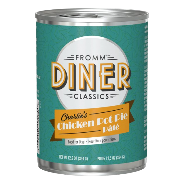 Fromm Diner Classics Charlie's Chicken Pot Pie Pate Canned Dog Food