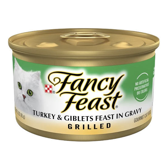 Fancy Feast Grilled Turkey and Giblets Feast Canned Cat Food