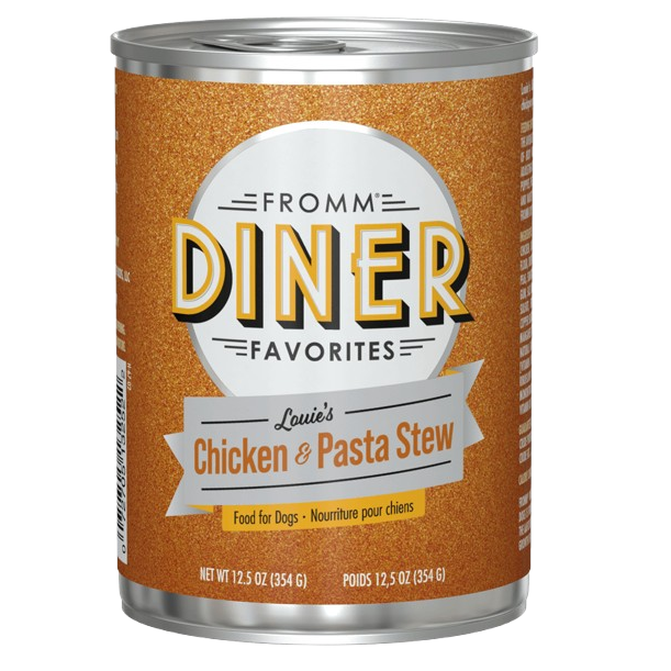 Fromm Diner Favorites Louie's Chicken & Pasta Stew Canned Dog Food