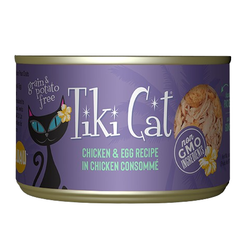 Tiki Cat Koolina Luau Grain Free Chicken With Egg In Chicken Consomme Canned Cat Food - 2.8 oz, case of 12