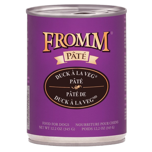 Fromm Pate Grain Free Duck A La Veg Canned Dog Food