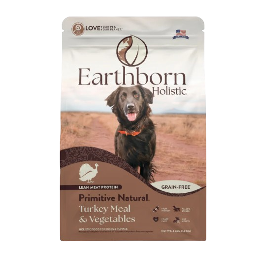 Earthborn Holistic Primitive Natural Turkey Meal & Vegetables Grain-Free Dry Dog Food 12.5 lb