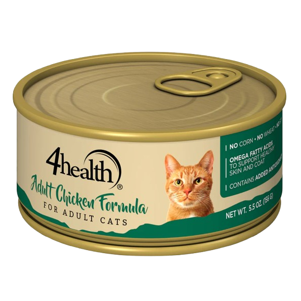 4health with Wholesome Grains Cat Adult Chicken Formula Wet Cat Food, 5.5 oz. Can - Default Title