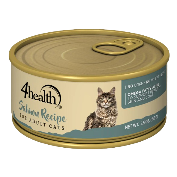 4health with Wholesome Grains Salmon and Rice Wet Cat Food, 5.5 oz. - Default Title