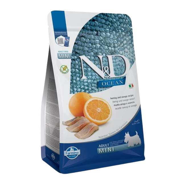 Farmina Natural & Delicious Wild Herring Grain Free Mini Breed Formula Dry Dog Food