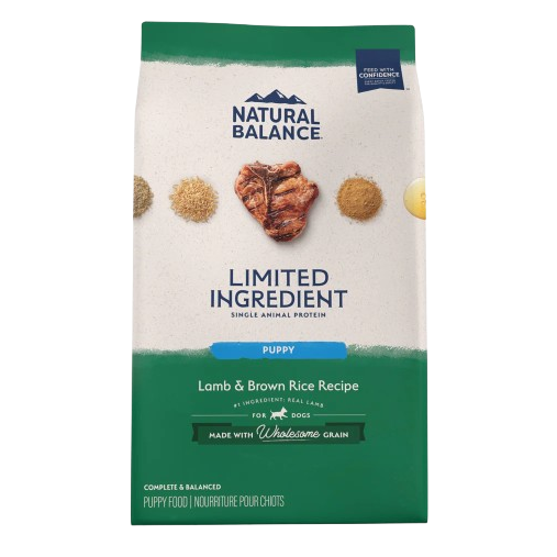 Natural Balance L.I.D. Limited Ingredient Diets Lamb & Brown Rice Puppy Formula Dry Dog Food
