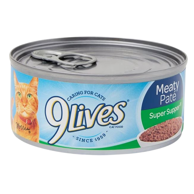9 Lives Meaty Pate Super Supper Canned Cat Food