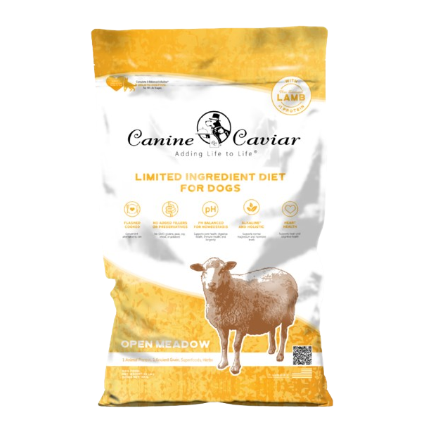 Canine Caviar Open Meadow Alkaline Holistic Entree Dry Dog Food - 4.4 lb