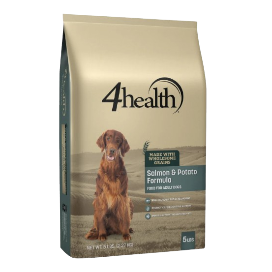 4health with Wholesome Grains Salmon & Potato Formula Adult Dry Dog Food - 5 lb