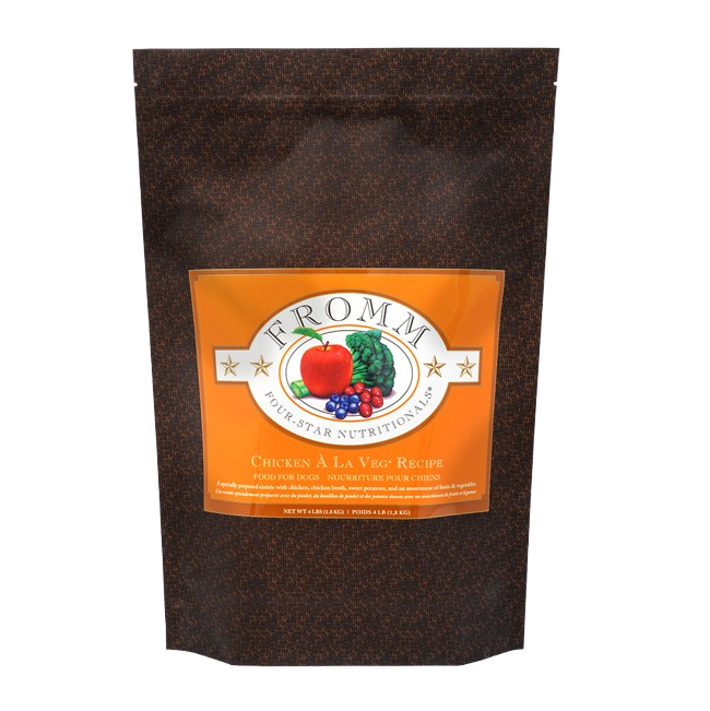 Fromm Four Star Chicken A La Veg Formula Dry Dog Food - 4 lb