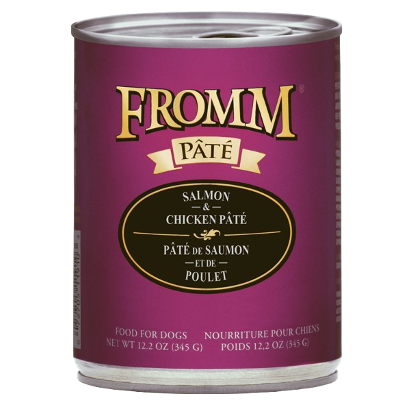 Fromm Salmon & Chicken Paté Food for Dogs - 12.2 oz