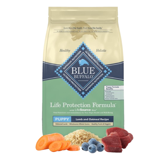 Blue Buffalo Life Protection Natural Lamb & Oatmeal Recipe Puppy Dry Dog Food