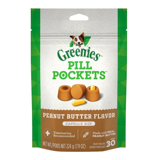 Greenies Pill Pockets Canine Peanut Butter Dog Treats