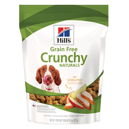 Hill's Natural Grain Free treats for dogs with Chicken & Apples, Crunchy Dog Treats