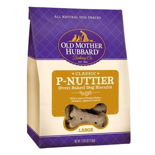 Old Mother Hubbard Crunchy Classic Natural P-Nuttier Large Biscuits Dog Treats