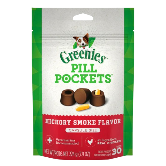 Greenies Pill Pockets Canine Hickory Smoke Flavor Dog Treats