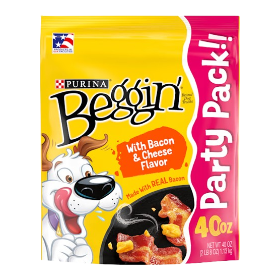 Beggin Strips Bacon and Cheese Flavor Dog Treats 40oz
