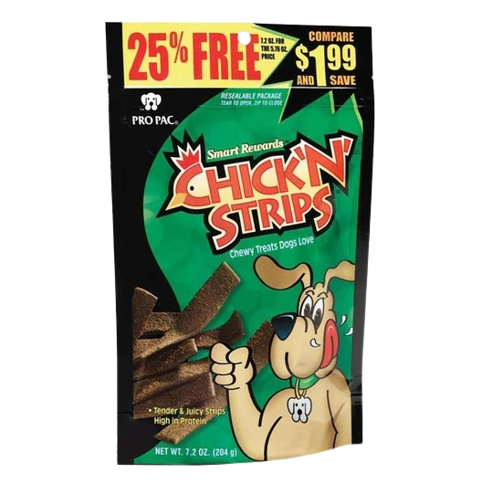 Pro Pac Chick'N'Strips Dog Treats