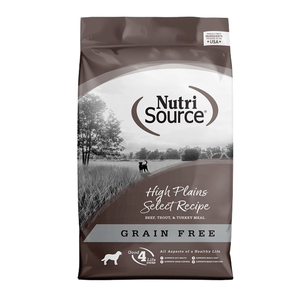 NutriSource Grain Free High Plains Dry Dog Food