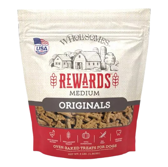 Wholesomes Rewards Large Originals Biscuit Dog Treats