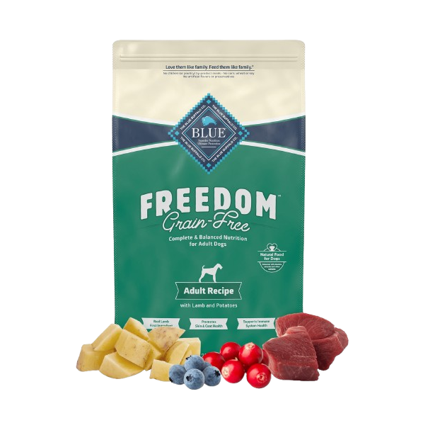 Blue Buffalo Freedom Adult Lamb Recipe Dry Dog Food - 24 lb