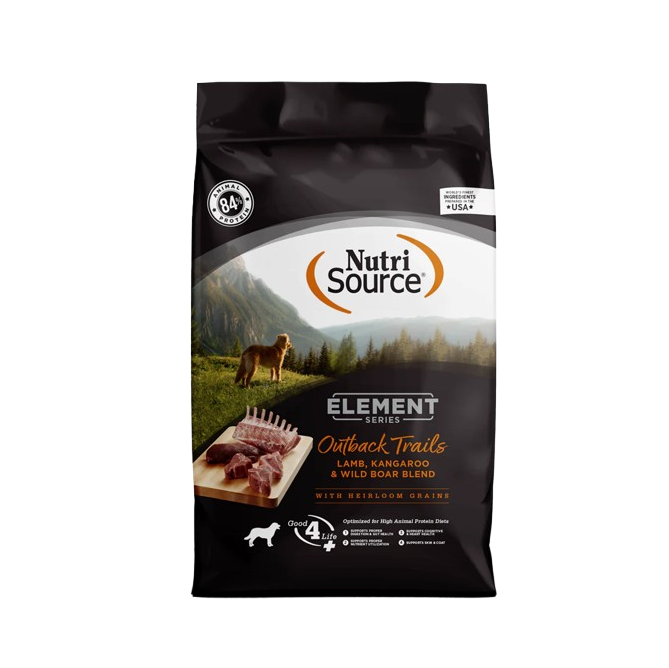 NutriSource Element Series Outback Trails Recipe Dry Dog Food - 24 lb