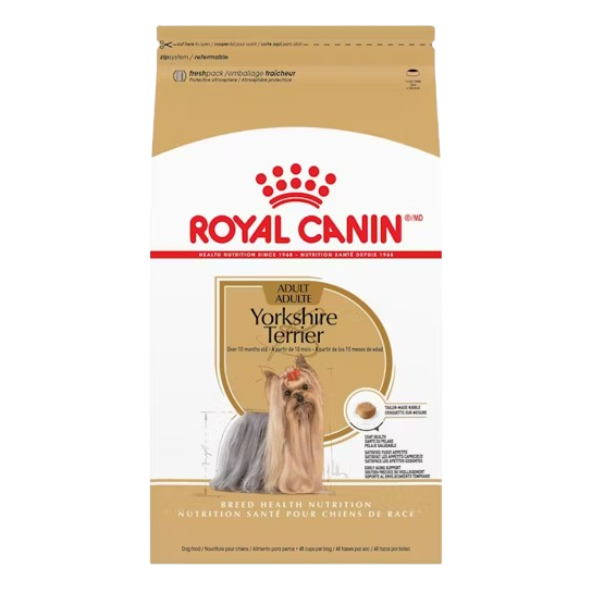 Royal Canin Breed Health Nutrition Yorkshire Terrier Adult Dry Dog Food - 10 lb