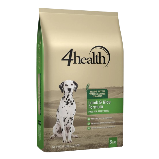 4health with Wholesome Grains Lamb & Rice Formula Adult Dry Dog Food - 5 lb