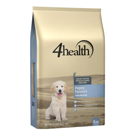 4health with Wholesome Grains Puppy Formula Dry Dog Food - 35 lb