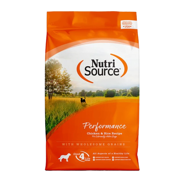 NutriSource Performance Chicken & Rice Dry Dog Food - 40 lb