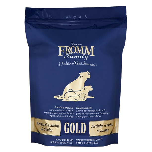 Fromm Gold Reduced Activity & Senior Dry Dog Food - 5 lb