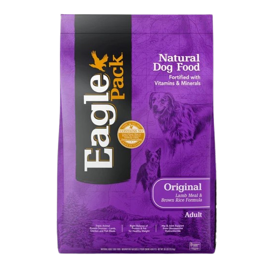 Eagle Pack Natural Lamb Meal and Brown Rice Formula Dry Dog Food - 30 lb