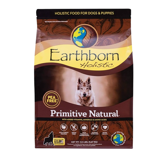 Earthborn Holistic Primitive Natural Grain-Free Dry Dog Food - 4lb