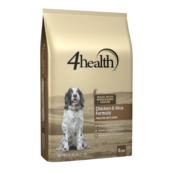 4health with Wholesome Grains Chicken & Rice Formula Adult Dry Dog Food - 5 lb