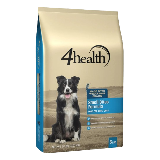 4health with Wholesome Grains Small Bites Formula Adult Dry Dog Food - 5 lb