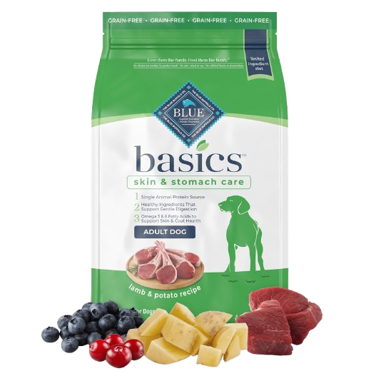 Blue Buffalo Basics Grain Free Adult Lamb & Potato Recipe Dry Dog Food - 11 lb