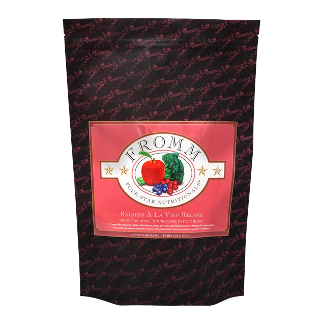 Fromm Four Star Salmon A La Veg Dry Dog Food - 12 lb