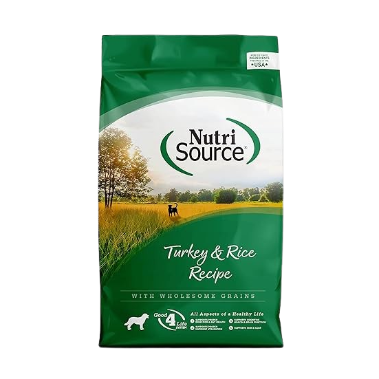 NutriSource Turkey & Rice Recipe Dry Dog Food, 26-lb