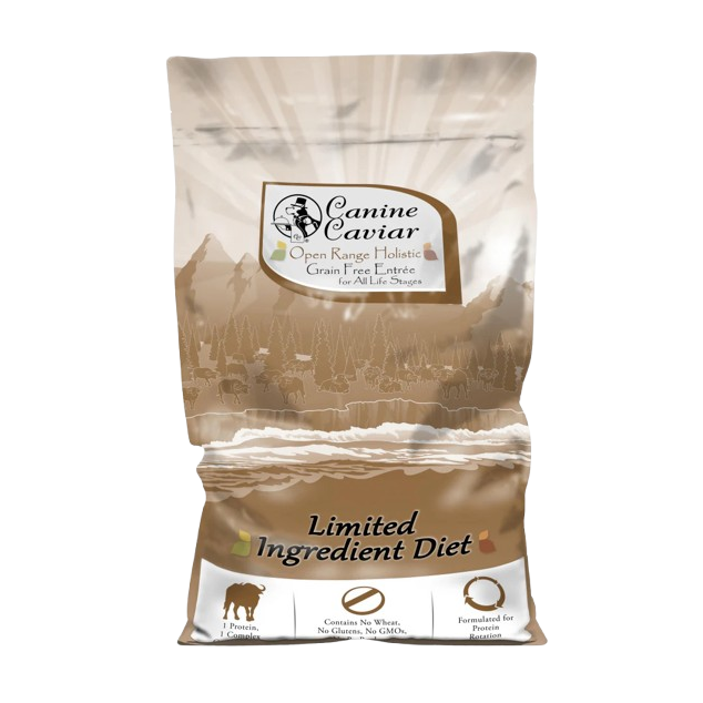 Canine Caviar Open Range Limited Ingredient Alkaline Entree All Life Stages Dry Dog Food - 4.4 lb