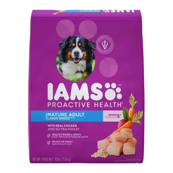 Iams ProActive Health Mature Adult Large Breed Dry Dog Food - 30 lb