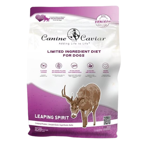 Canine Caviar Leaping Spirit Holistic Grain Free Entree Dry Dog Food - 4.4 lb