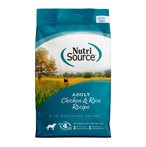 NutriSource Adult Chicken & Rice Dry Dog Food - 15 lb